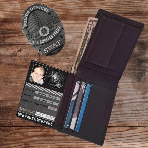 US SECRET SERVICE 身分証 + SWAT ミニチュアベスト SWAT Police Officer ID Badge | Tactical Special Forces Cosplay