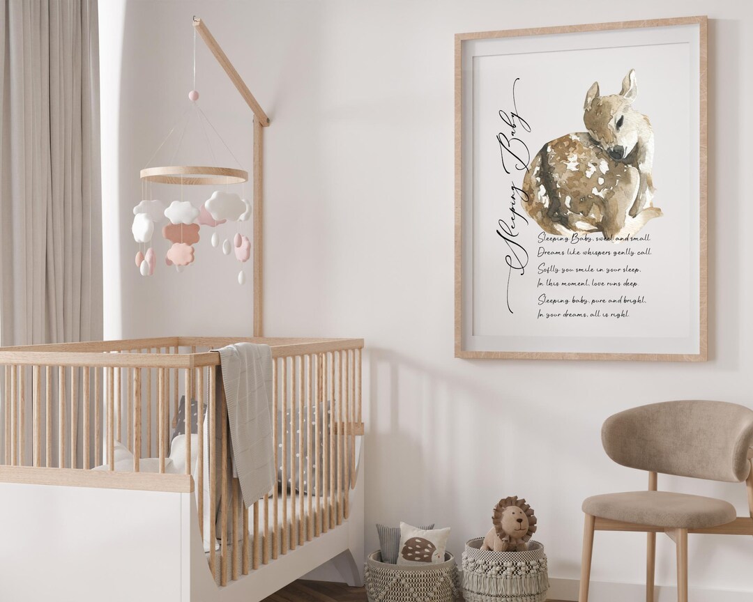 Nursery Poem Art Print | Childs Room Wall Decor | Heartfelt Poetry ...