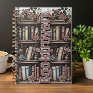 Cozy Bookworm Spiral Notebook: Book Lover&#39;s Journal