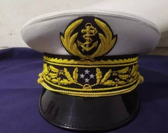 French Army Naval Admiral Military Hat, Cap.
