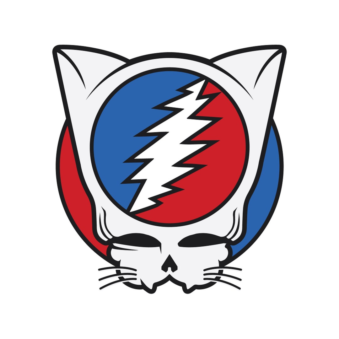 Grateful Dead Sticker Deadheads Gift 70s Band Music Jam Bands Jerry
