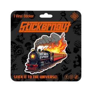 Wasserfester Vinyl-Aufkleber | Hot Mess Express | Sarkastischer Erwachsenen Humor - Laptop Aufkleber, Becher Aufkleber