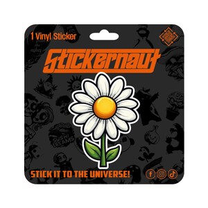 Wasserfester Vinyl-Aufkleber | Gänseblümchen | Sarkastischer Erwachsenen Humor - Laptop Aufkleber, Becher Aufkleber