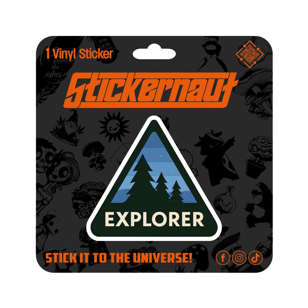 Explorer Icon Sticker Waterproof Vinyl Sticker | Explorer Badge | - Laptop Decal, Tumbler ...