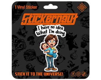 I Have No Idea Vinyl Sticker | Sarcastic Adult Humor Decal