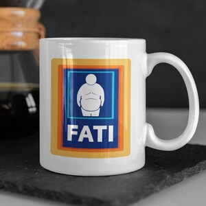 Tazza grassa, regalo grasso, regalo grasso, regalo sorella, regalo madre