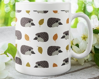 Hedgehog Mug, Hedgehog Gift, Hedgehog Present