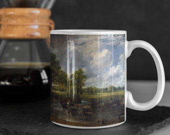 The Hay Wain by John Constable (1821) | coffee mug, handmade mug,  mug for mum, auntie mug, gift for uncle, painting gift