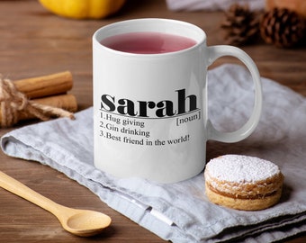 Sarah Mug, Sarah Gift, Sarah Present, Sarah Leaving, Sarah Fun