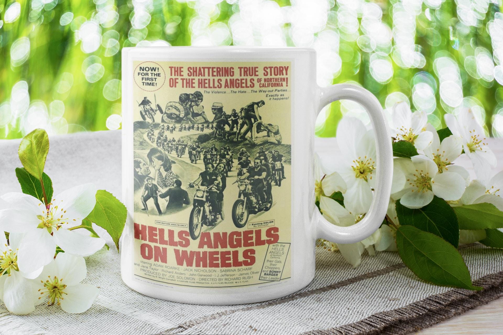 Hells Angels on Wheels (1967) Mug – Biker Exploitation Film Poster ...
