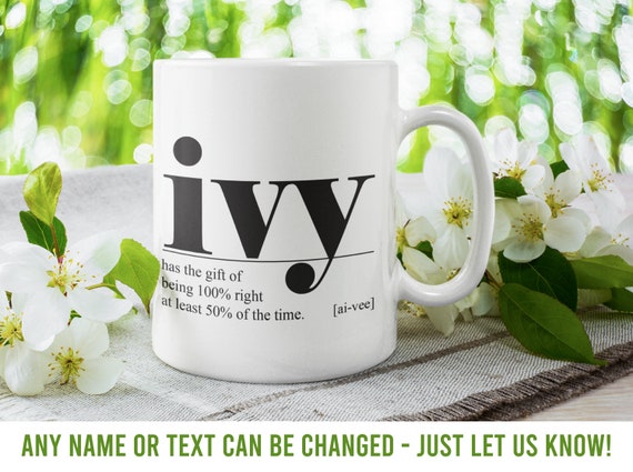 PERSONALIZED Efeu Becher, Efeu Geschenk, Efeu Geschenk, Efeu verlassen, Efeu  Spa, Efeu einzigartig, Efeu Liebe, Efeu persnlich, Efeu Name, Name Efeu,  Liebe Efeu - Etsy.de