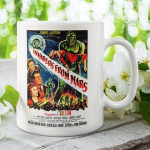 Regalo cinematografico Invaders from Mars, regalo Helena Carter, regalo Arthur Franz, regalo Jimmy Hunt, regalo cinematografico degli anni Cinquanta
