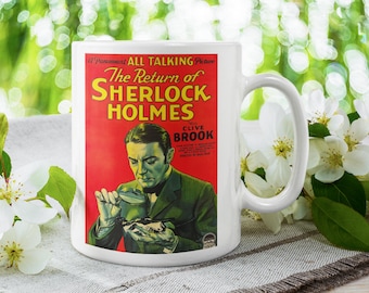 Regalo de Sherlock Holmes, regalo para fans de Sherlock, película clásica de Sherlock