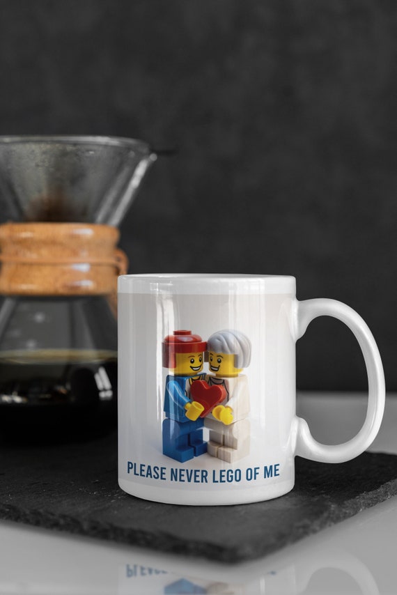 Lego Mug, Lego gift, Lego Present, Girlfriend gift, boyfriend present, cute gift, love gift