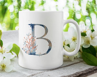 Alphabet Geschenk, Buchstabe B Becher, Anfangsbecher, Anfangsgeschenk