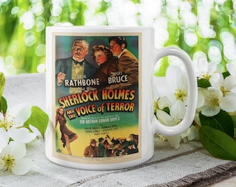 Regalo de Sherlock Holmes, regalo para fans de Sherlock, película clásica de Sherlock