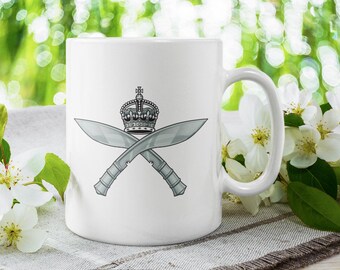 Royal Gurkha Rifles Mug – British Army Badge 11oz Ceramic Cup – Gurkha Regiment Gift – Military Tribute Drinkware