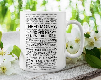 Taza "Casado con hijos" - Citas de Al Bundy y familia - Divertida taza de café retro de TV