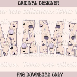 Halloween witch mama png, witch elements png, halloween elements, witch png download, witchy, sublimation download, spooky png, cauldron
