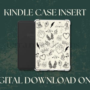 Trendy doodles kindle insert png-download | doorzichtig inzetstuk | e-readeraccessoires |  boek png | schoolse | Kindle-accessoires