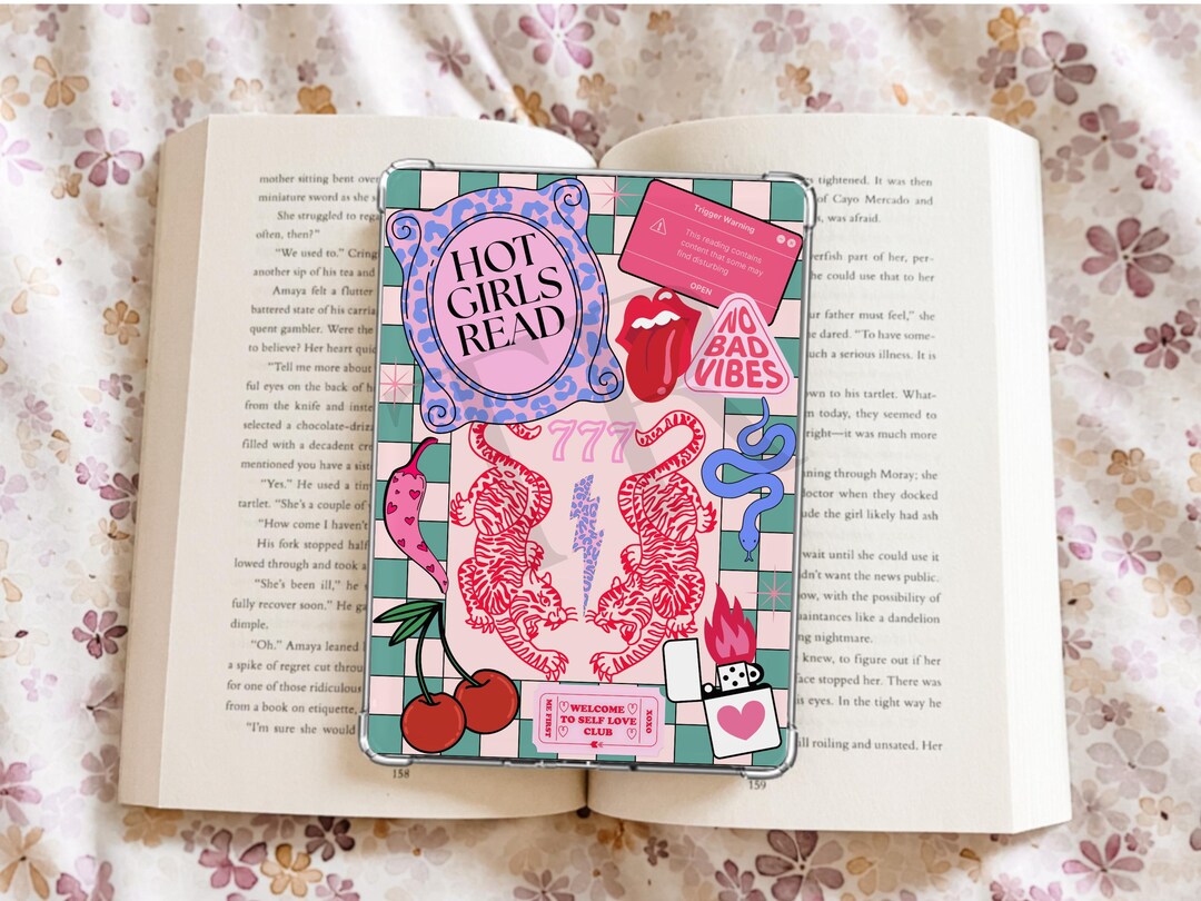 Trendy Hot Girls Read/lucky Kindle Case Insert / Booktok/ Bookish Merch ...