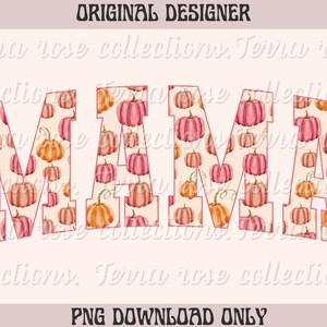 Automne Varsity Mama PNG Téléchargement numérique, automne png, récolte d&#39;automne, téléchargement de maman d&#39;automne, téléchargement de tee graphique, png de sublimation d&#39;automne, citrouille png