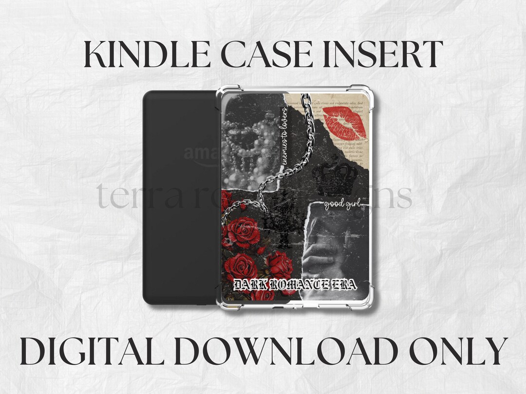 Kindle Case Insert for Clear Case- Dark Romance Era Png Download ...