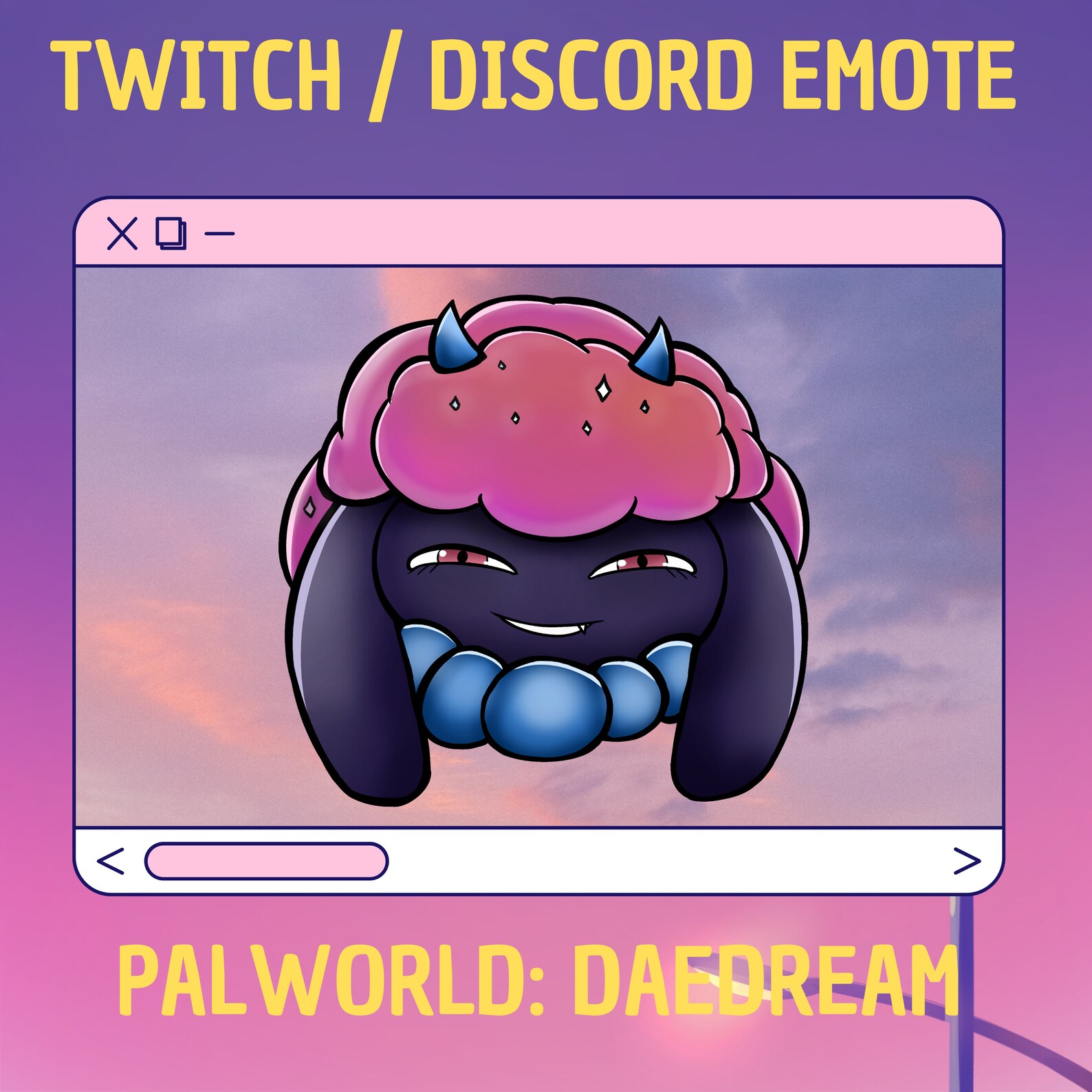 Palworld Daedream Emote for Twitch and Discord - Etsy