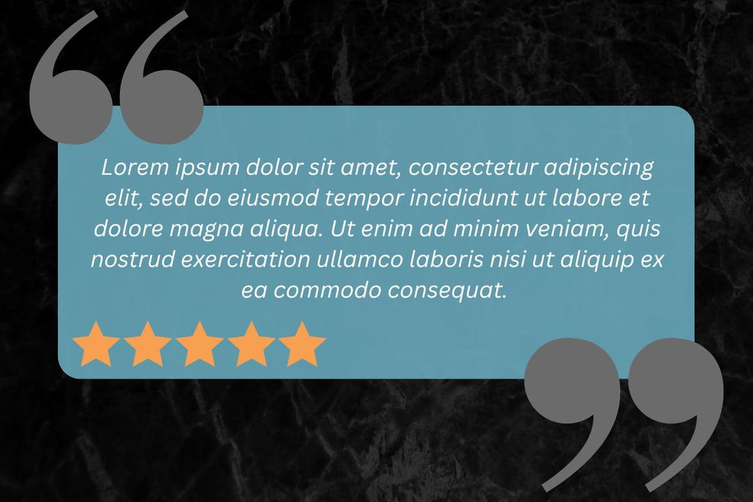 Review Empty Review Template - Etsy