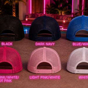 Where's Your Head At Palm Trees Heart Villa Trucker Hat Trendy Bombshell Vulnerable Hot Girl Summer Aesthetic Cap Soul Ties Love image 11