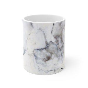 Gray Marble, Ceramic Mug 11oz