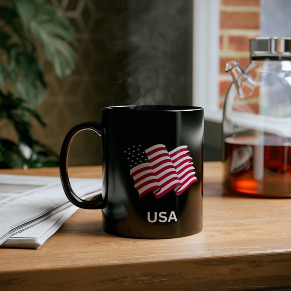 Boldly American – USA Schwarze Tasse 11oz