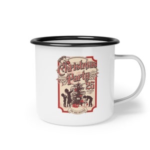 Christmas Party, Enamel Camp Cup