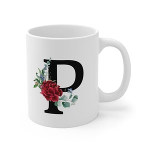 Rose P, Ceramic Mug 11oz