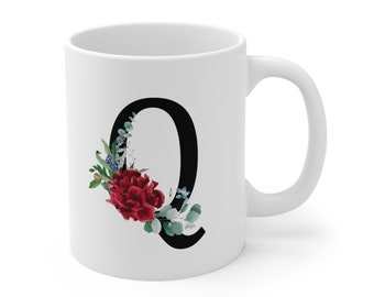 Vintage Bloom – Rose Q Ceramic Mug 11oz