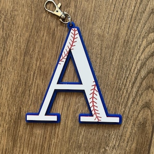 Baseball Taschenanhänger personalisiert