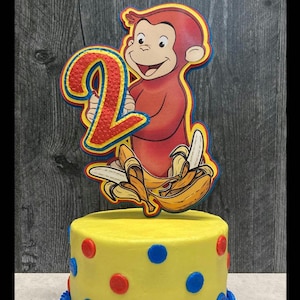 Curious George Decoration Party Packs; Curious George Birthday Decoration Packs