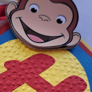 Curious George Birthday Banner, Curious George Party Decoration, Curious George Theme Party, Child Birthday Party