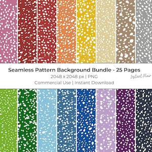 Aquarell Buch Umschlag: 25 nahtlose PNG Seiten (Instant Download)