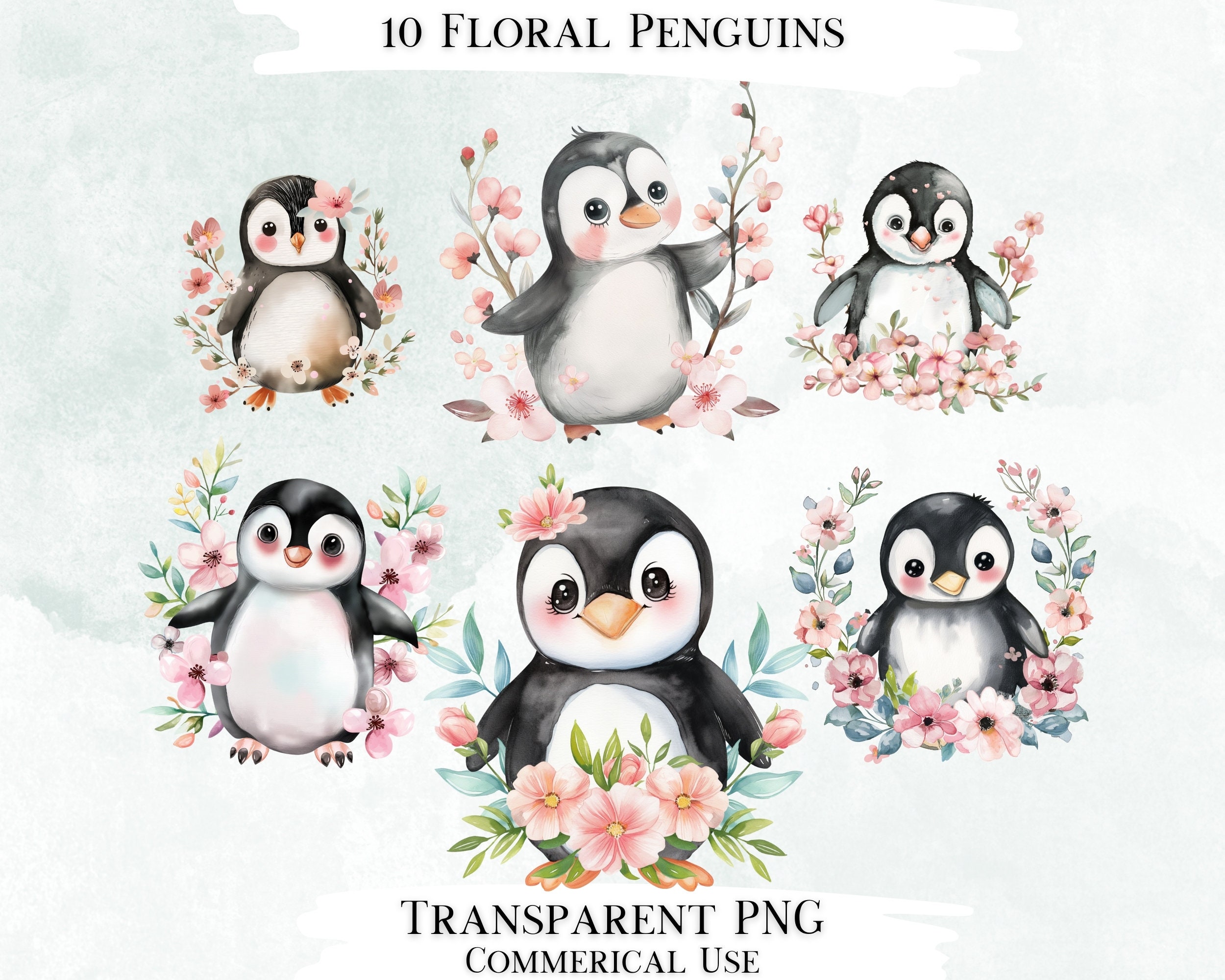 Transparent Penguin - Etsy Ireland