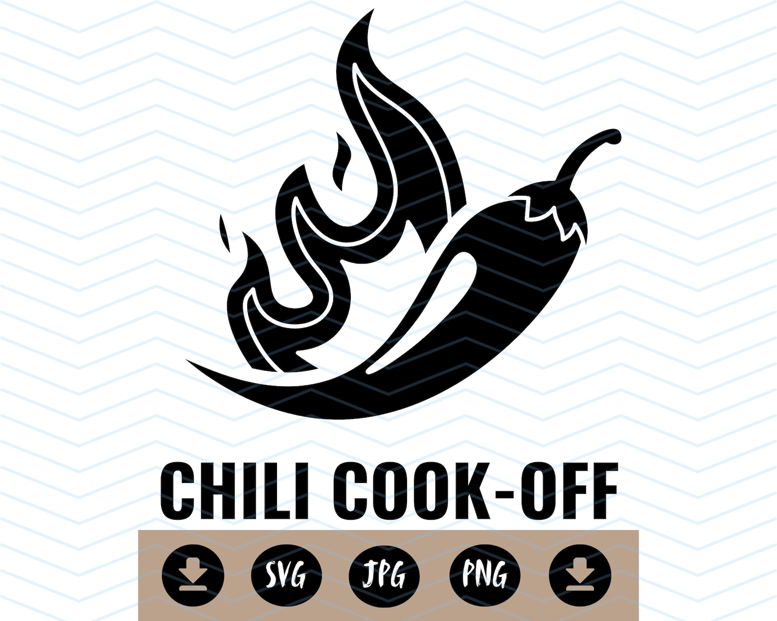 Chili Cook-off Graphic Design: SVG PNG JPG, Commercial Use - Etsy