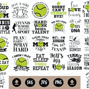 Tennisball | Schnittdatei | Bär geschnitten Datei | Tennis-Silhouette | Tennis Png | Sport geschnitten Datei | Tennis Vektor | Tennisspieler | Tennis Clipart