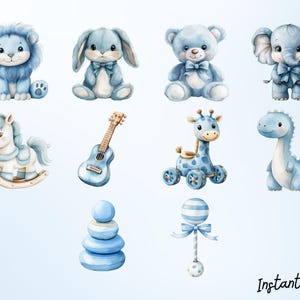 20 Baby Boy Blue Toys Clipart – Transparent PNG – Commercial Use ...