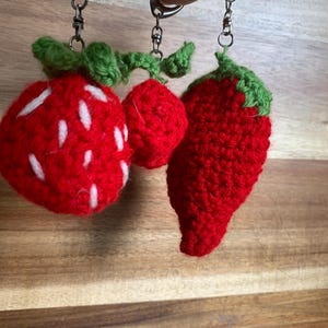 Handmade Fruit Keychains & Bag Charms for Summer