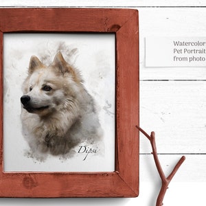 Custom Dog Portrait, Digital Cat Portraits, Custom Dog Portraits, Custom Pet, Gift For Friends, Digital download,Pet Portrait From Photo