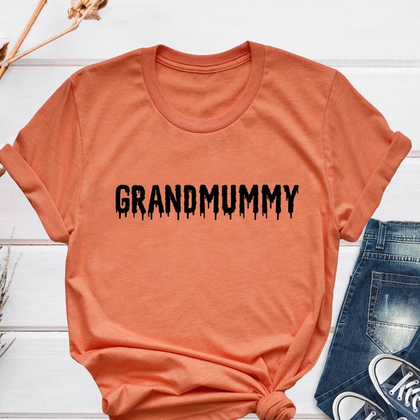 Halloween Grandmummy Shirt, Halloween Gift For Grandma Shirt, Mummy Shirt, Spooky Grandma Shirt, Grandmother Halloween Outfit, Grammy Shirt