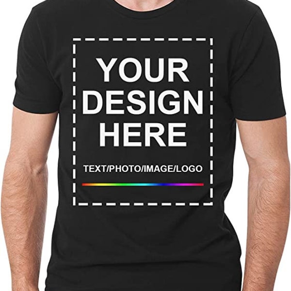 Photo Shirt, Custom Text Shirt, Personalized T-shirt For Family, Your Logo Shirt, Best Gift Shirt For Friend, Custom Tee Shirt