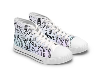 Bowling Fanatic Women's High Top Sneakers