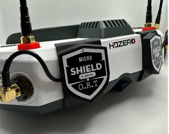 HDZero Goggle Mount for ORT Dual Shield Pro Patch Antennas