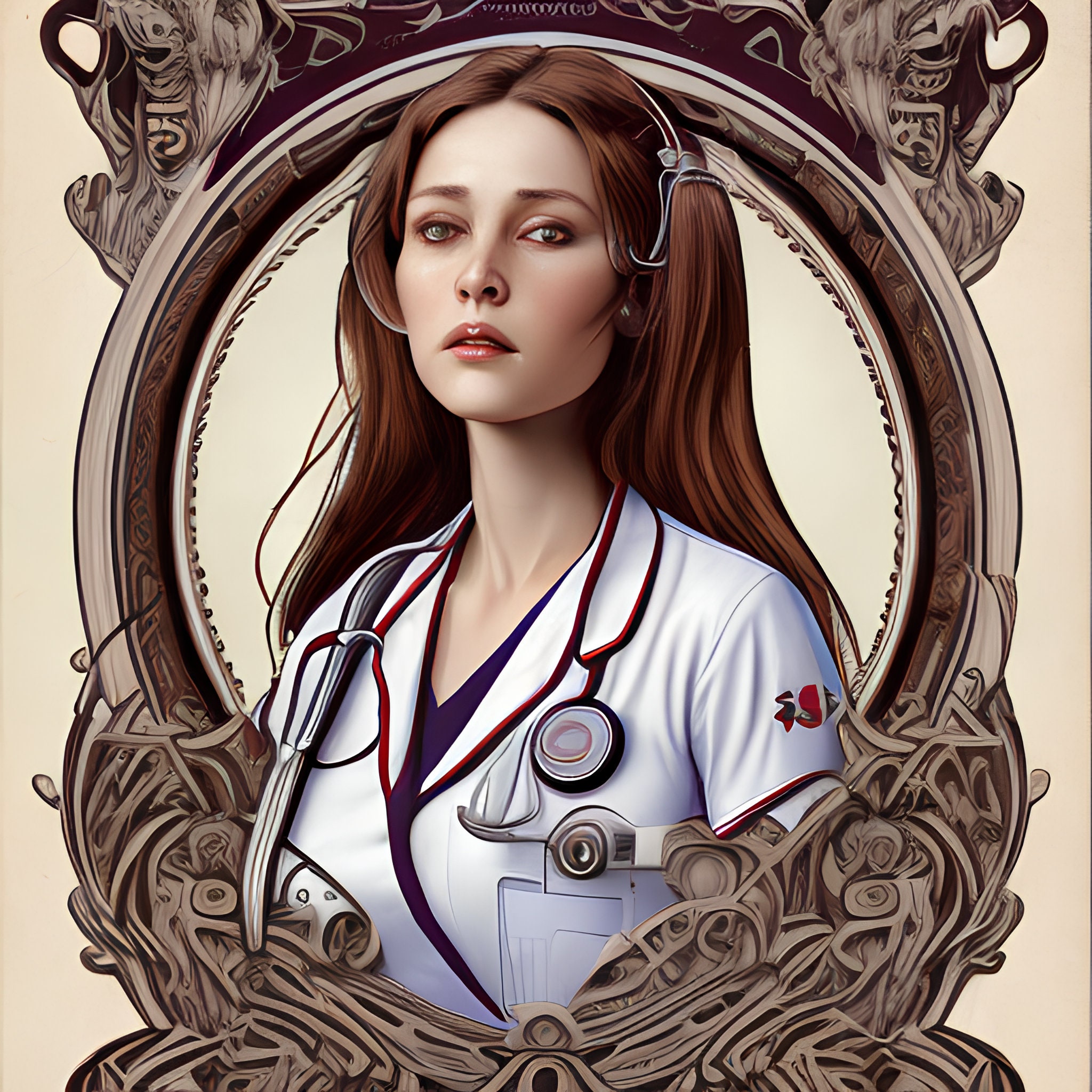 AI Nurse PNG File - Etsy